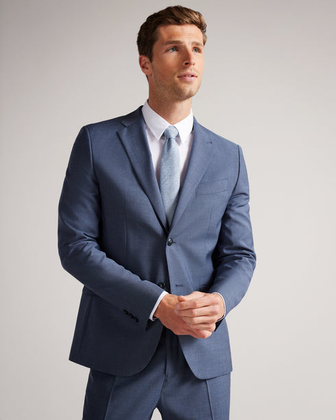 <P>Slim Fit Mohair Look Blazer</P>